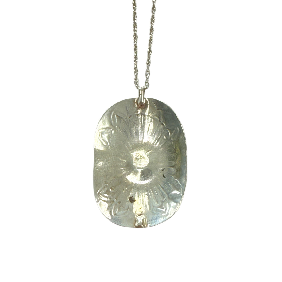 Great Lakes Coin Silver & Turquoise Necklace