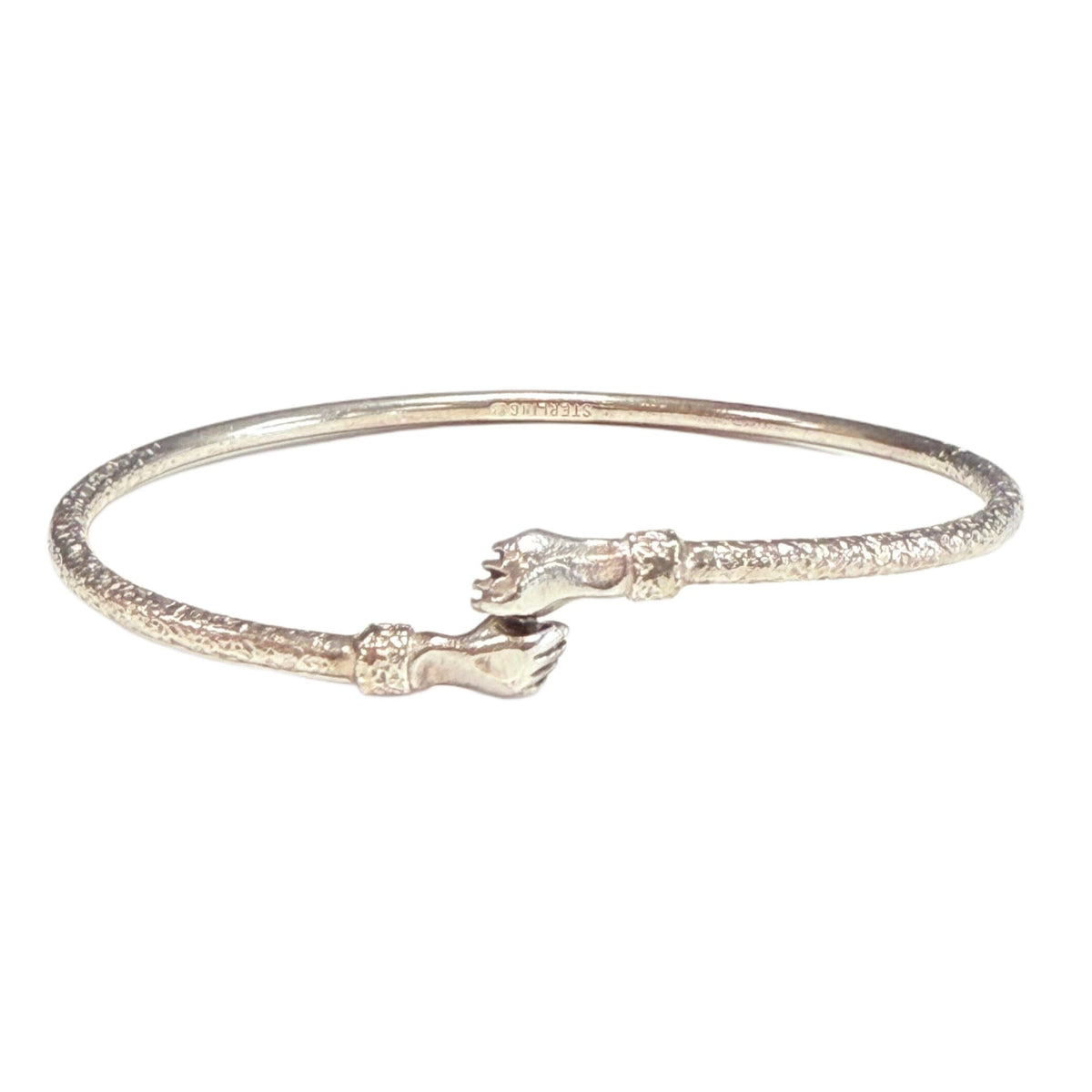 Great Lakes Coin Silver Hug Bangle