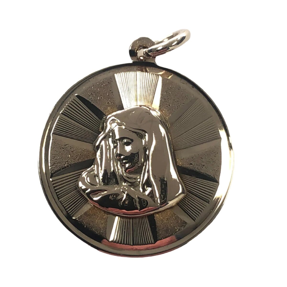 Great Lakes Coin 9k Gold Mary &amp; Jesus Pendant