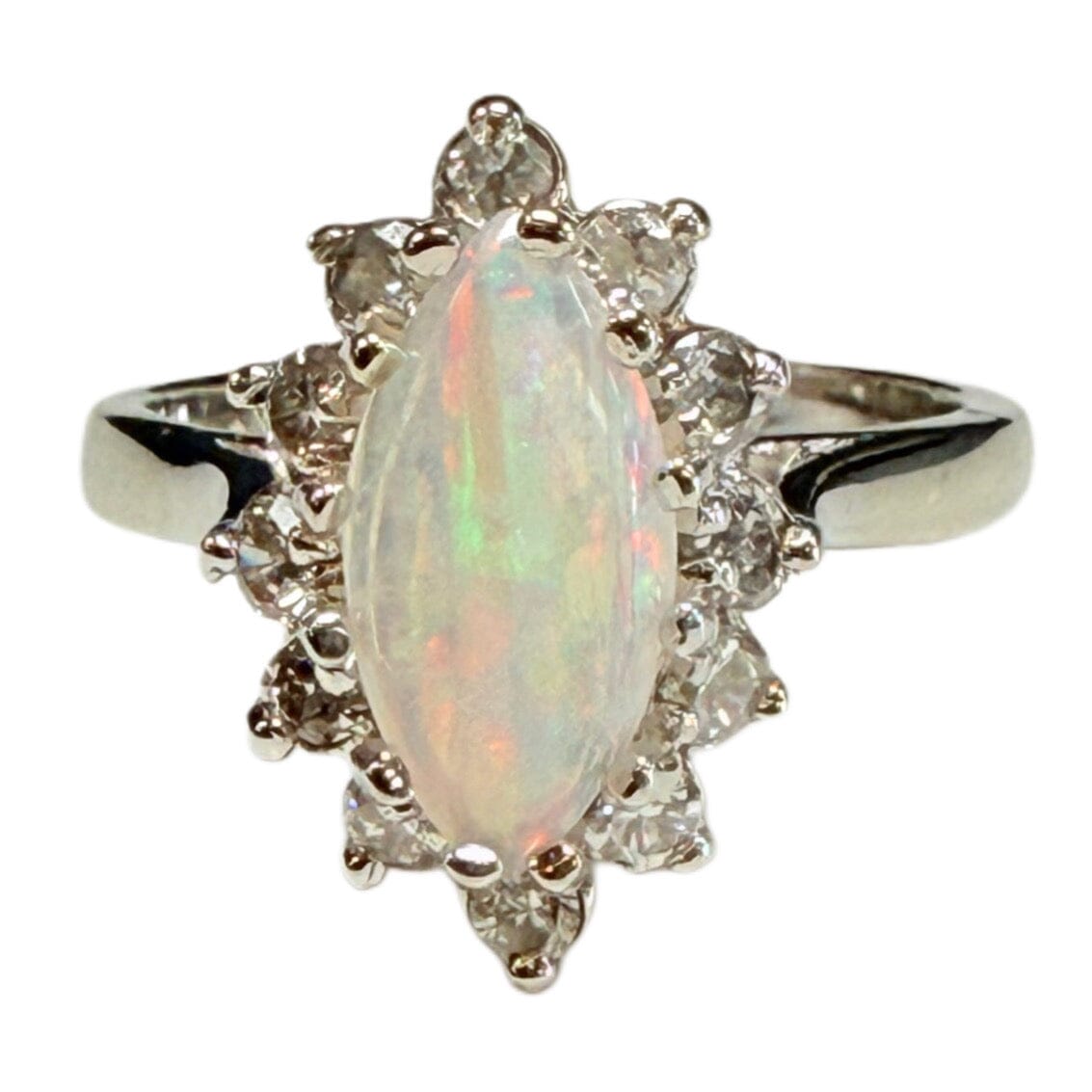 Great Lakes Coin 14k Opal & Diamond Ring