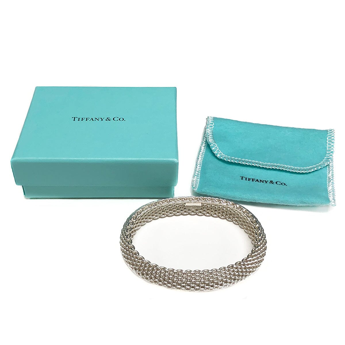 Great Lakes Coin Tiffany Somerset Weave Mesh Bracelet