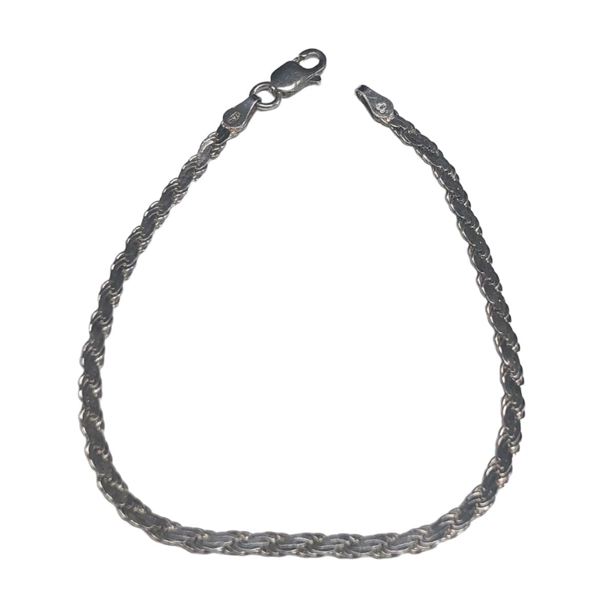 Great Lakes Coin Silver Rope Bracelet