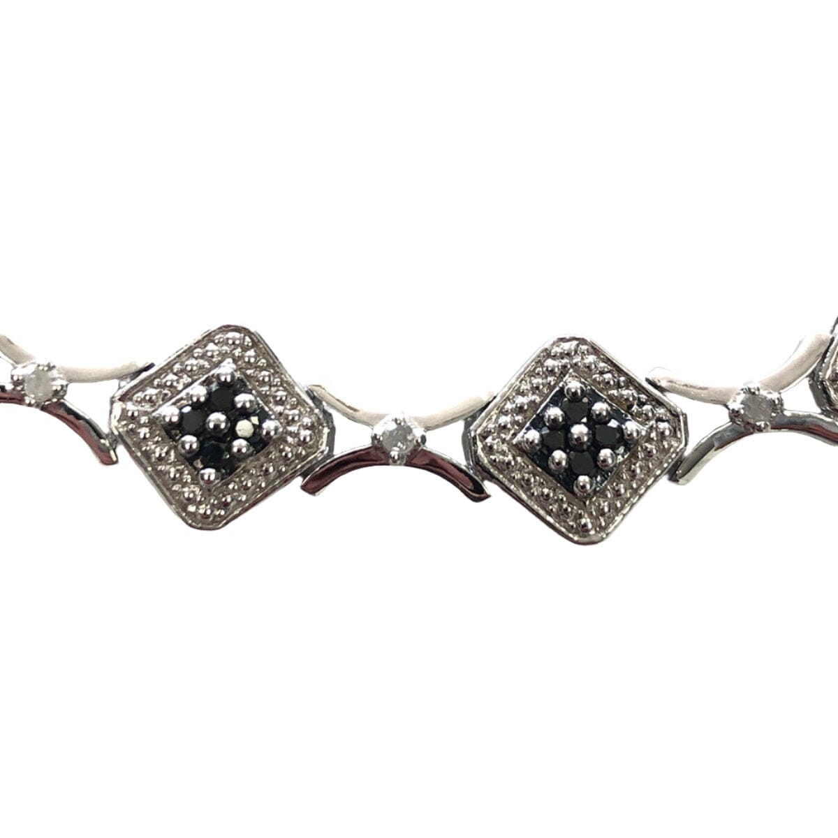 Great Lakes Coin Silver &amp; Diamond Bracelet
