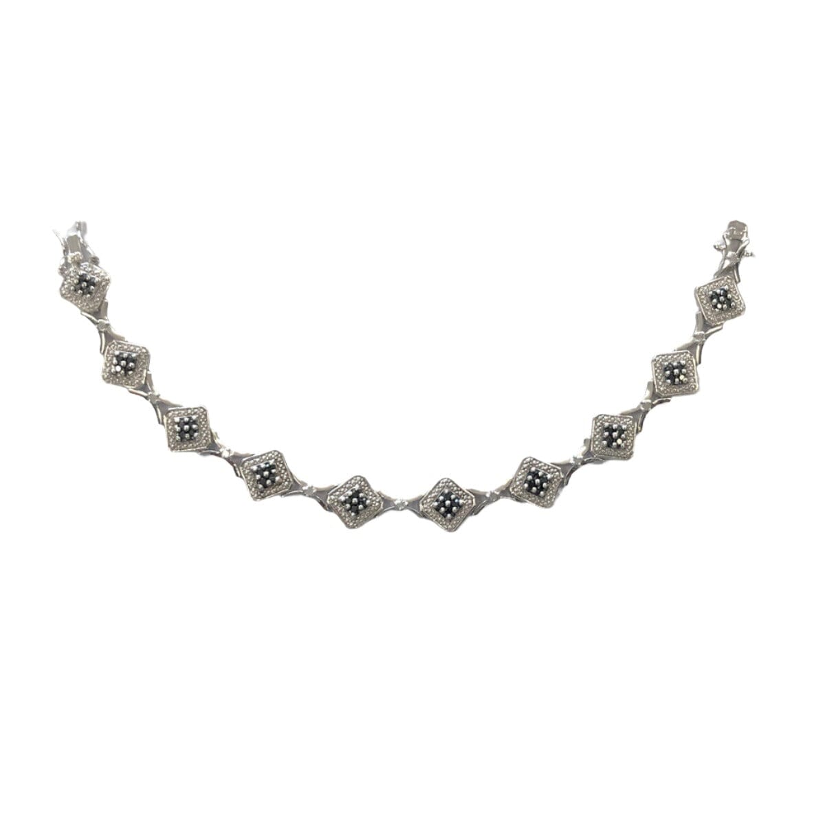 Great Lakes Coin Silver &amp; Diamond Bracelet