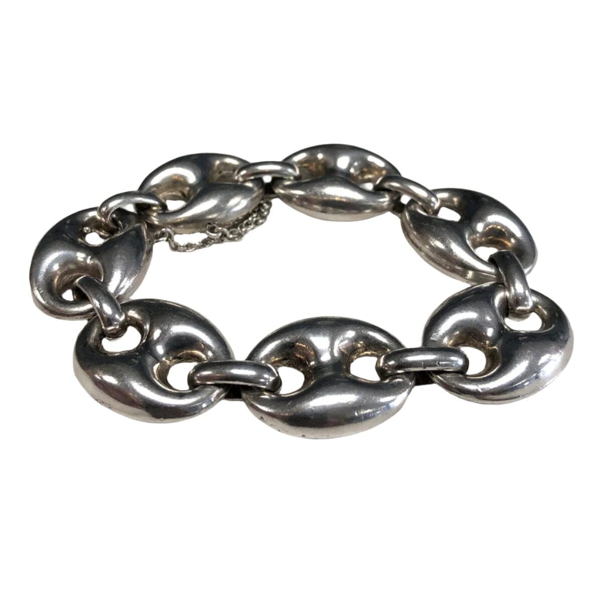 Great Lakes Coin Chunky Silver Link Bracelet
