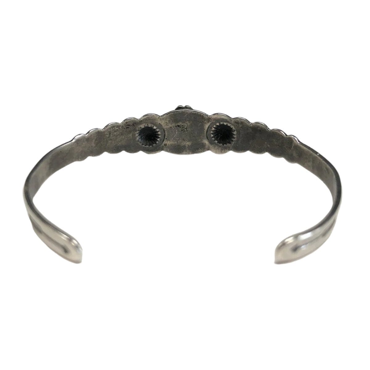 Great Lakes Coin Native American Silver &amp; Turquoise Bangle