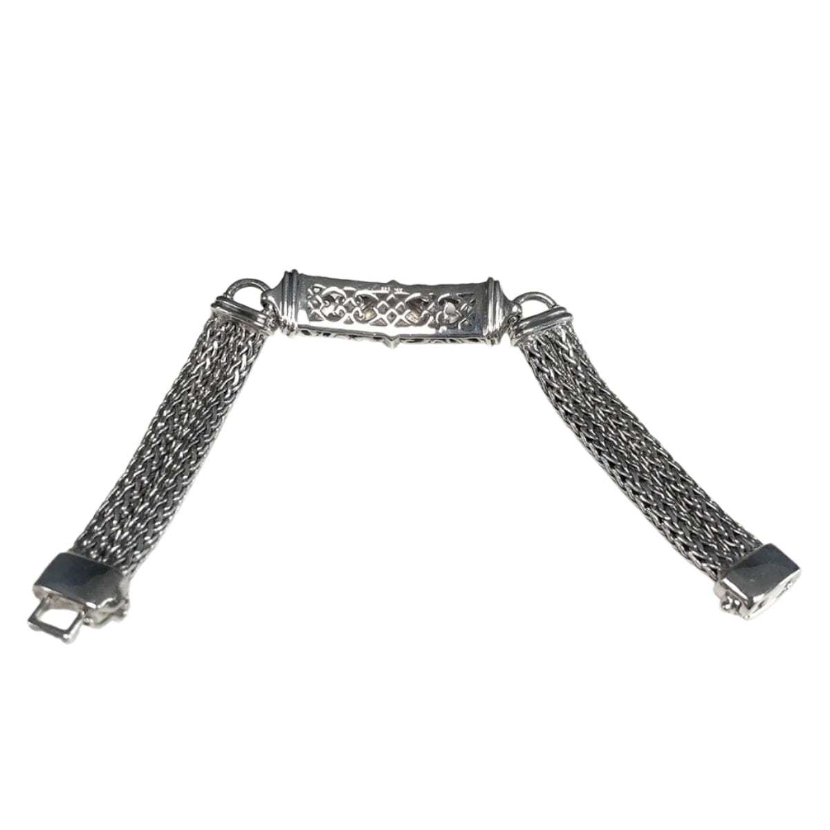Great Lakes Coin Silver Gold &amp; Diamond Bracelet