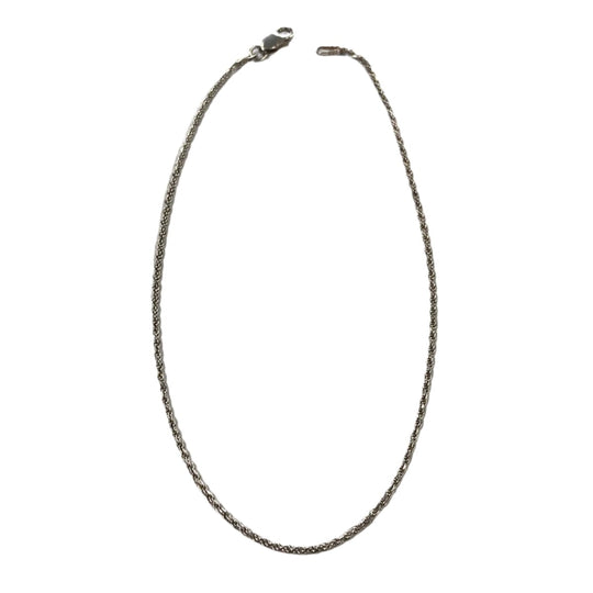 Italian Silver Anklet