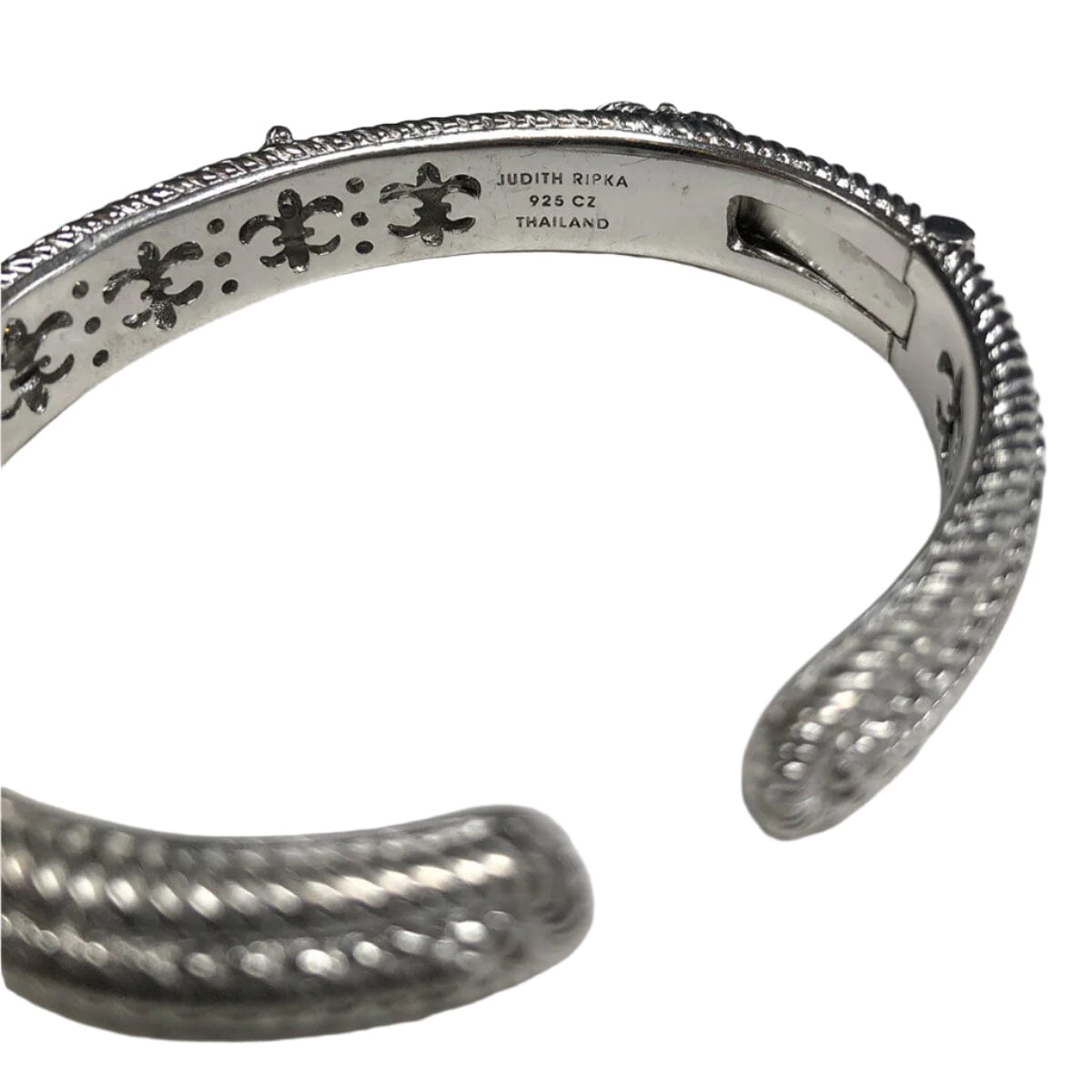 Great Lakes Coin Judith Ripka Diamonique Cuff Heart Bracelet