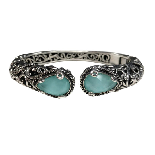 Carolyn Pollack Silver & Gemstone Doublet Cuff Bracelet