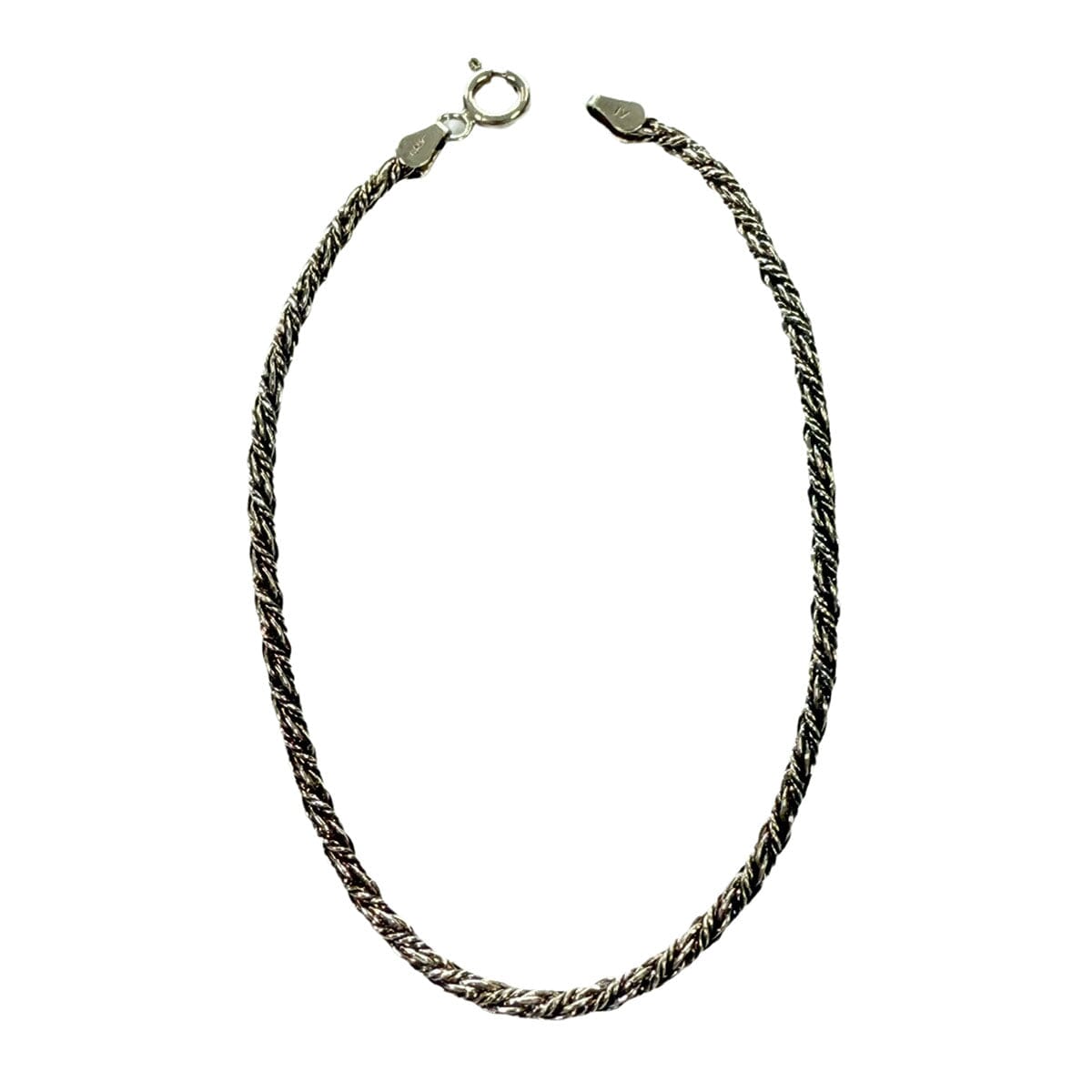 Great Lakes Coin Silver Rope Bracelet