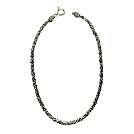 Silver Rope Bracelet