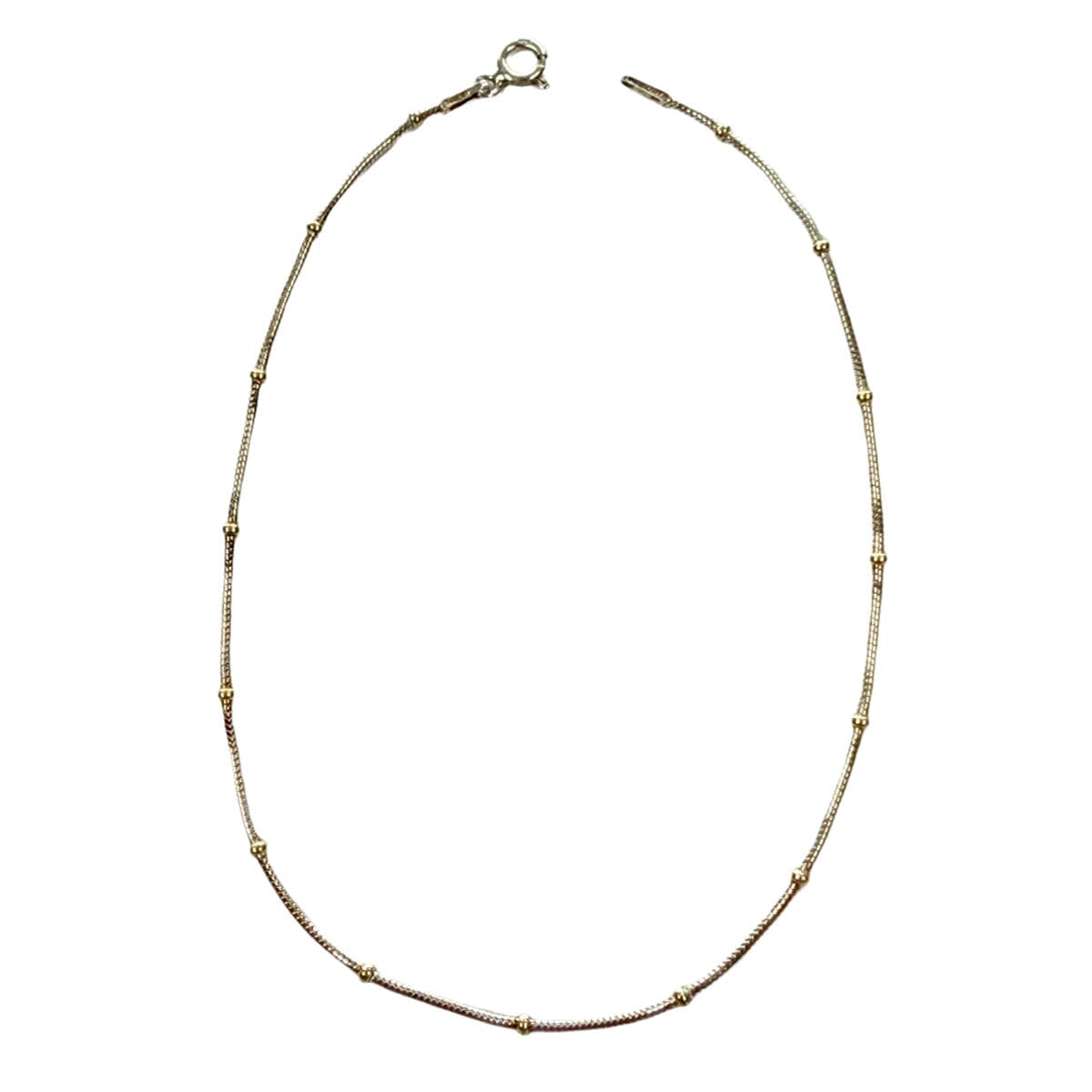 Great Lakes Coin Silver & Gold Plated Station Bracelet