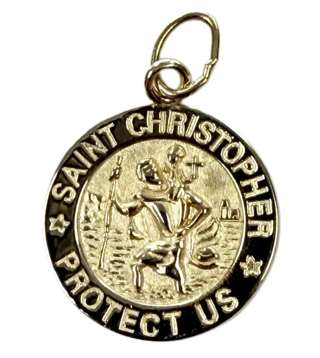 Great Lakes Coin 14k Gold Saint Christopher Pendant