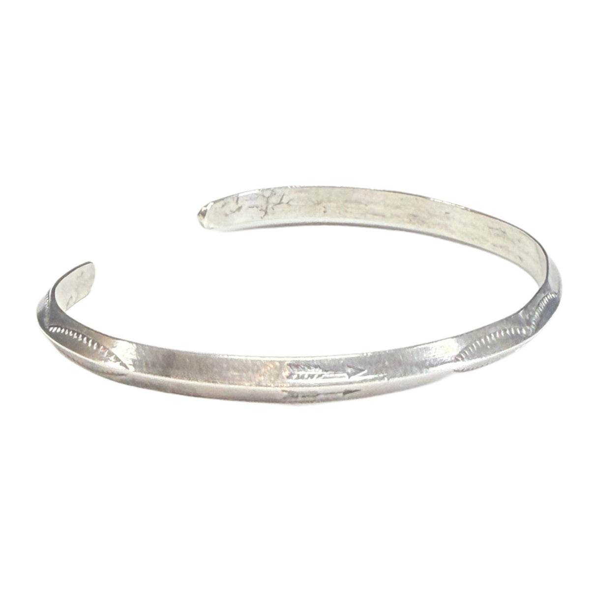 Great Lakes Coin Engraved Silver Bangle