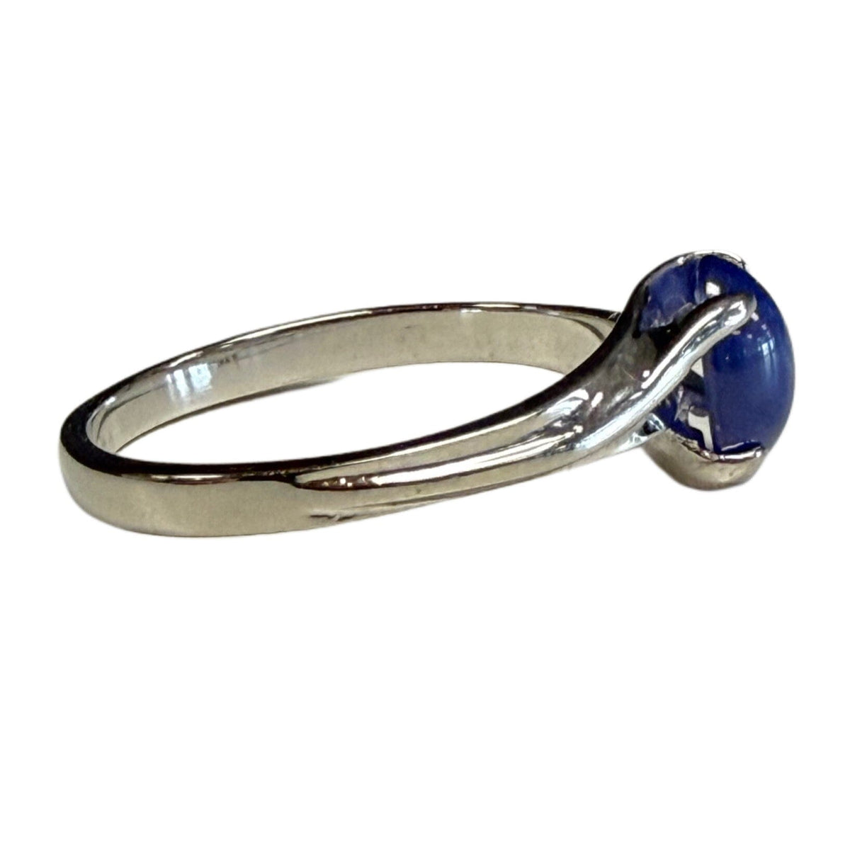Great Lakes Coin 10k White Gold & Star Sapphire Ring
