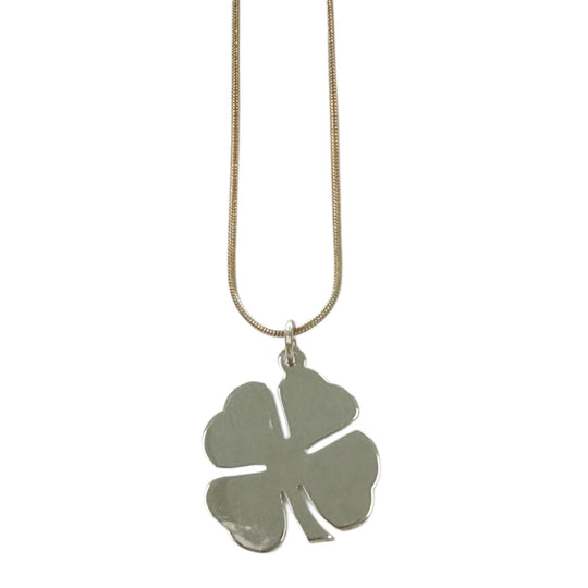 Silver Four Leaf Clover Necklace