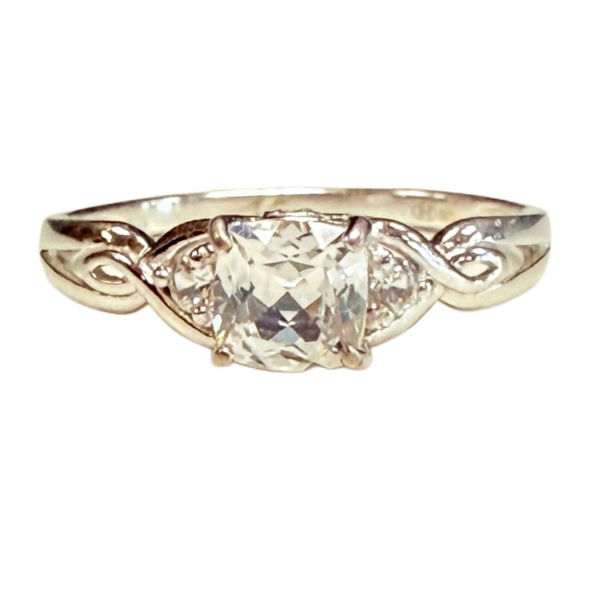 Great Lakes Coin Silver & Topaz Ring