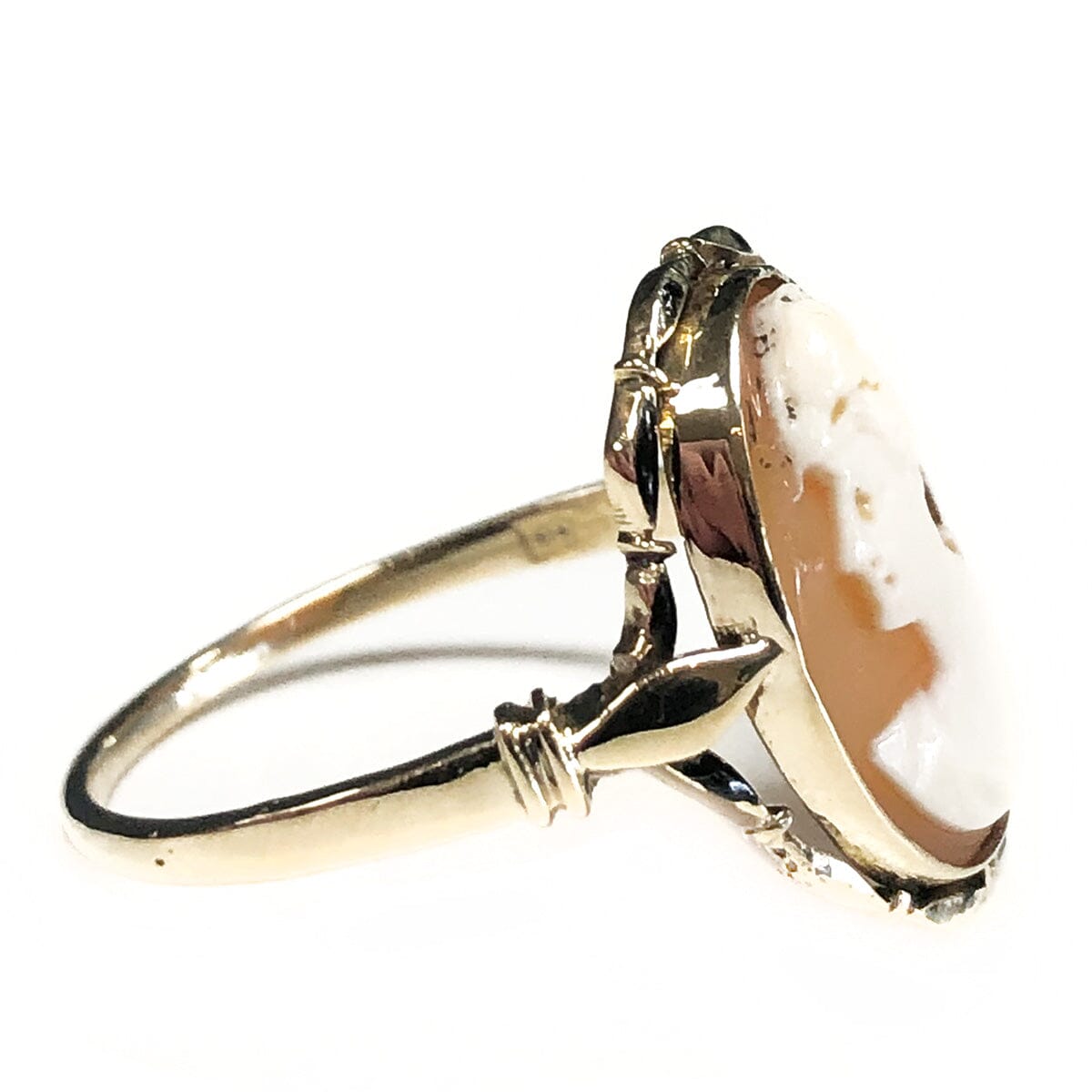 14k Gold Cameo Ring Great Lakes Boutique