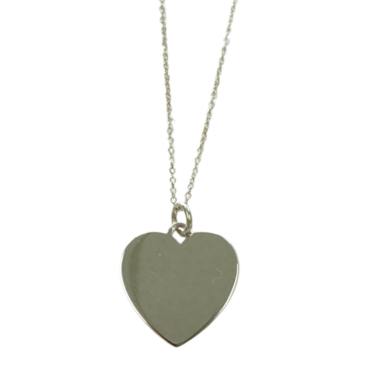 Great Lakes Coin Silver Heart Necklace
