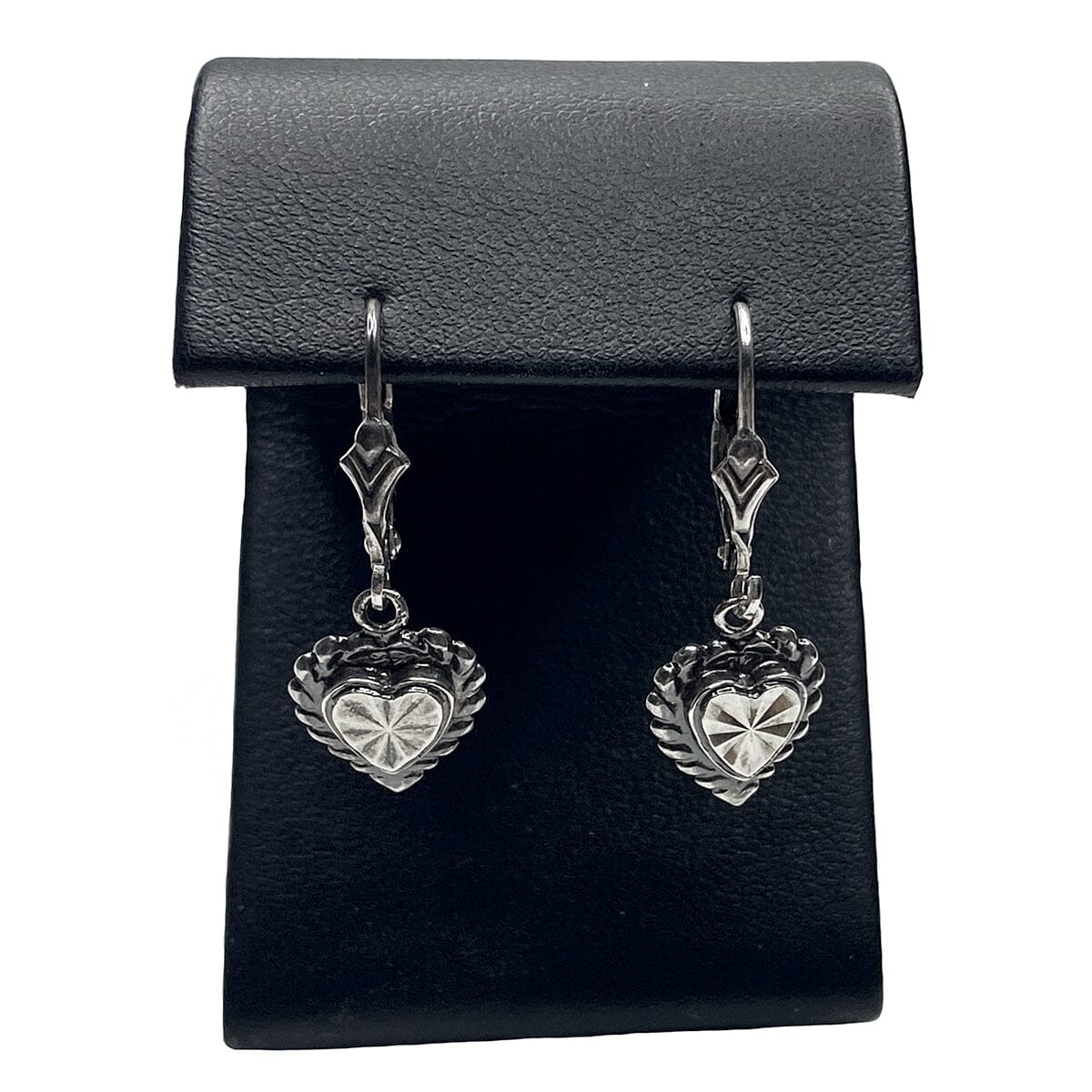 Great Lakes Boutique Beverly Hills Silver Heart Earrings