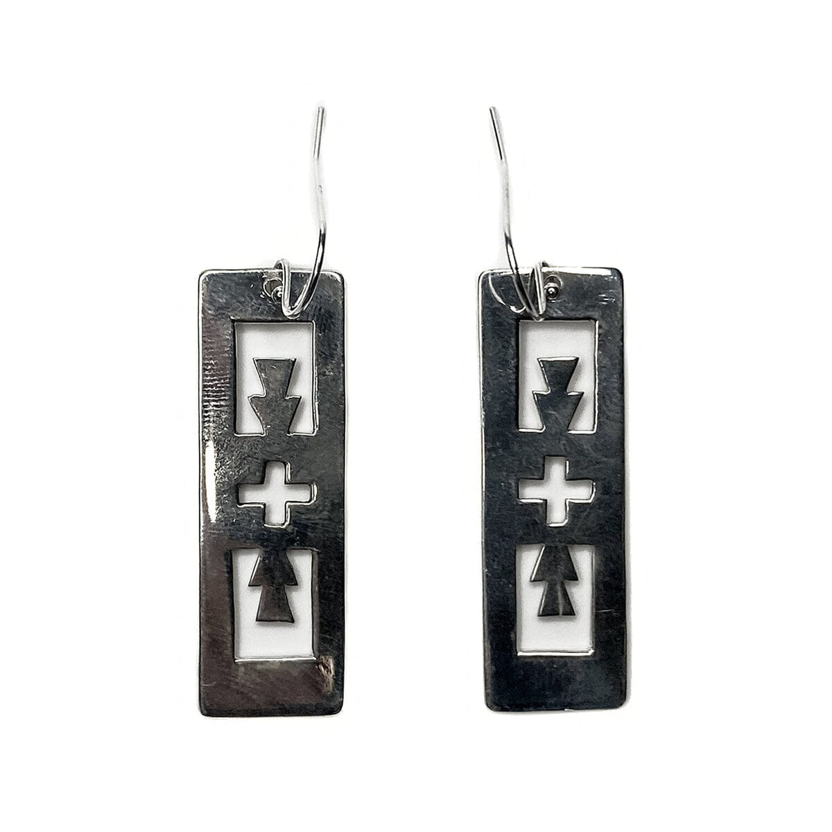 Great Lakes Boutique Native American Silver Earrings