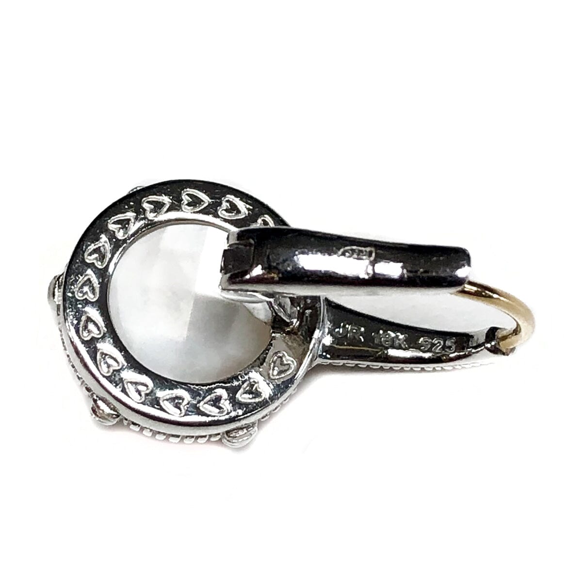 Great Lakes Coin Judith Ripka Silver &amp; Gold Earrings