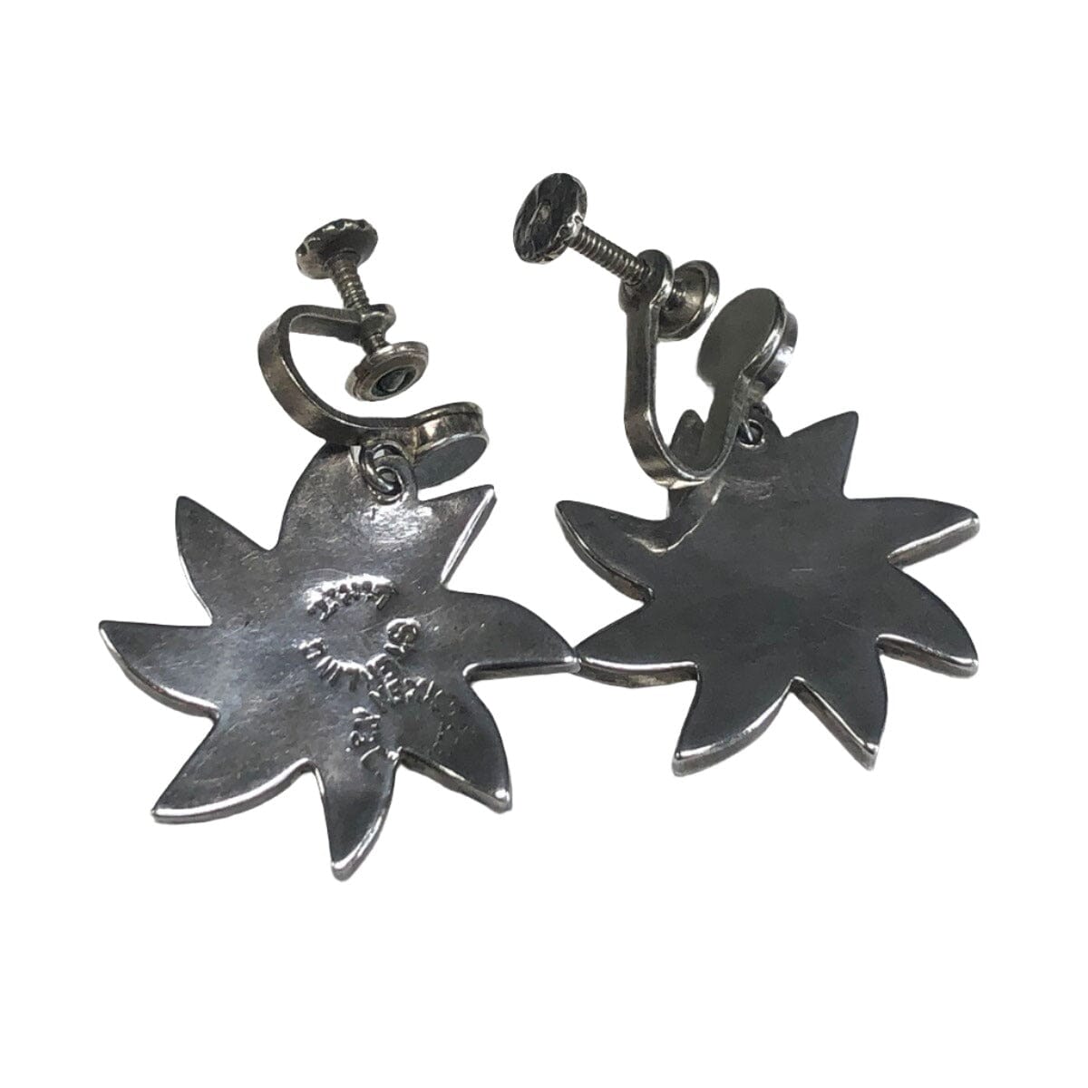 Great Lakes Coin Silver Abalone &amp; Onyx Earrings