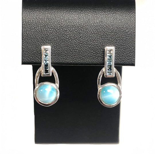 Silver & Gemstone Earrings