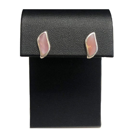 Silver & Mother of Pearl Stud Earrings