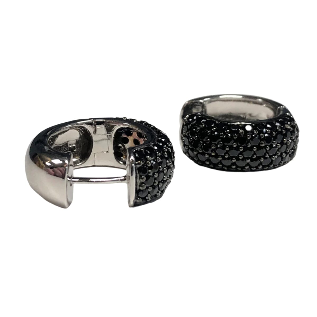 Great Lakes Coin Silver &amp; Black Onyx Earrings