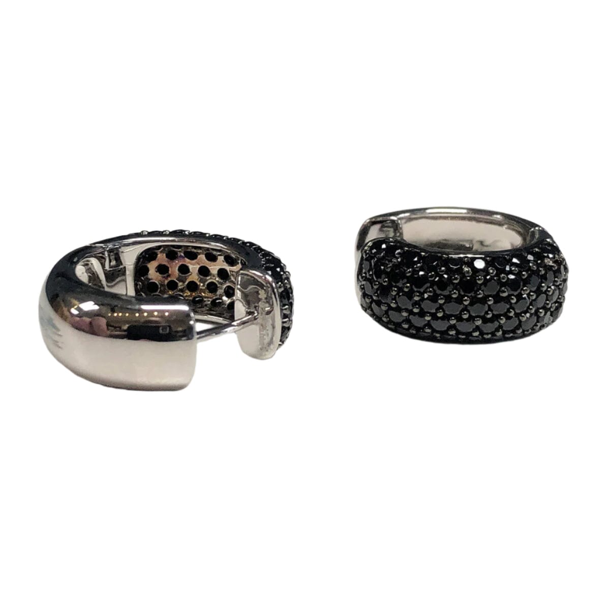 Great Lakes Coin Silver &amp; Black Onyx Earrings