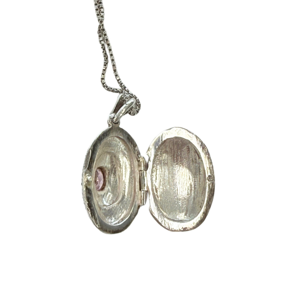 Great Lakes Coin Silver Marcasite and Cubic Zirconia Necklace