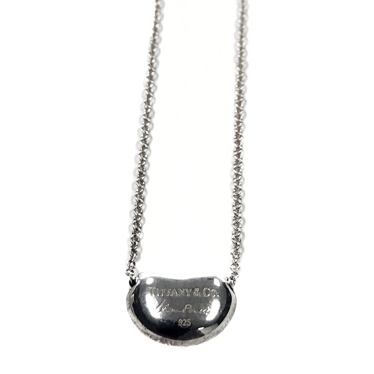 Great Lakes Coin Tiffany Elsa Peretti Bean Necklace (With Box)