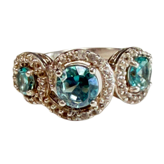 Silver & Spinel Ring