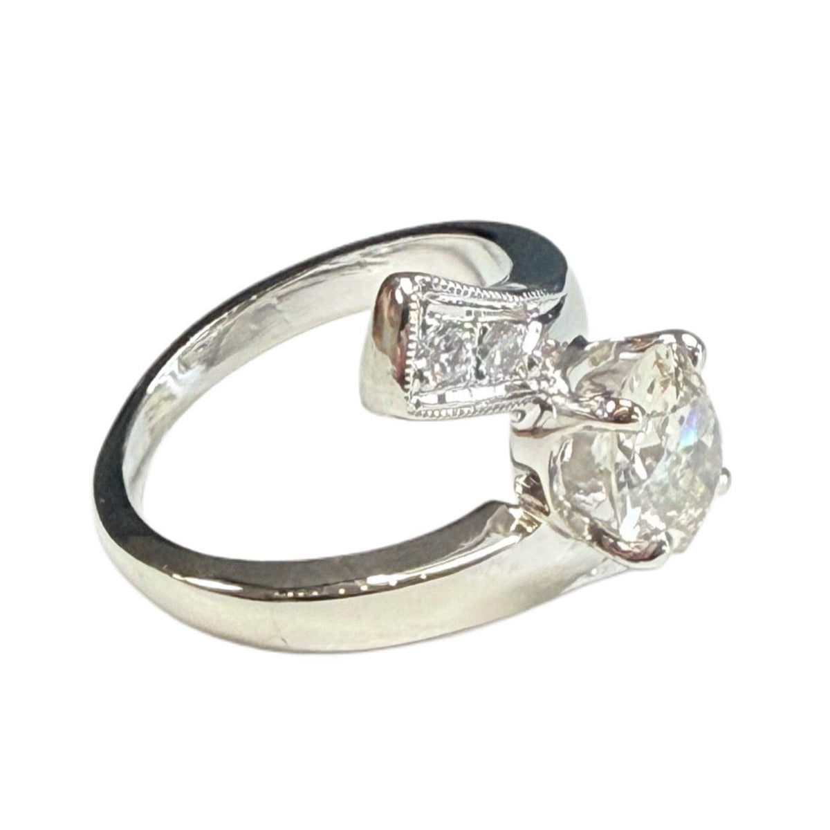 Great Lakes Coin 14k White Gold & Diamond Ring