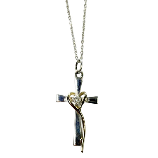 Silver Cross Necklace