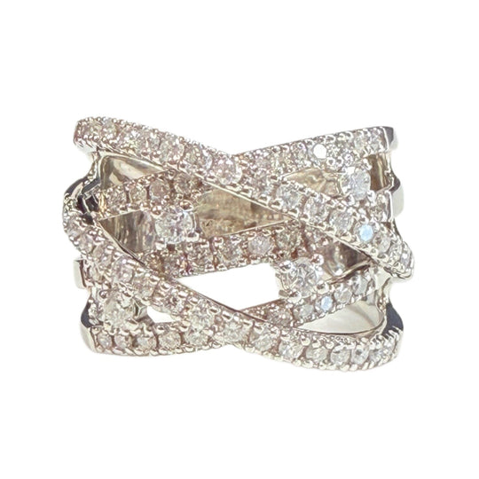 14k White Gold & Diamond Ring