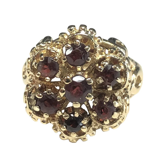 14k Gold & Garnet Ring
