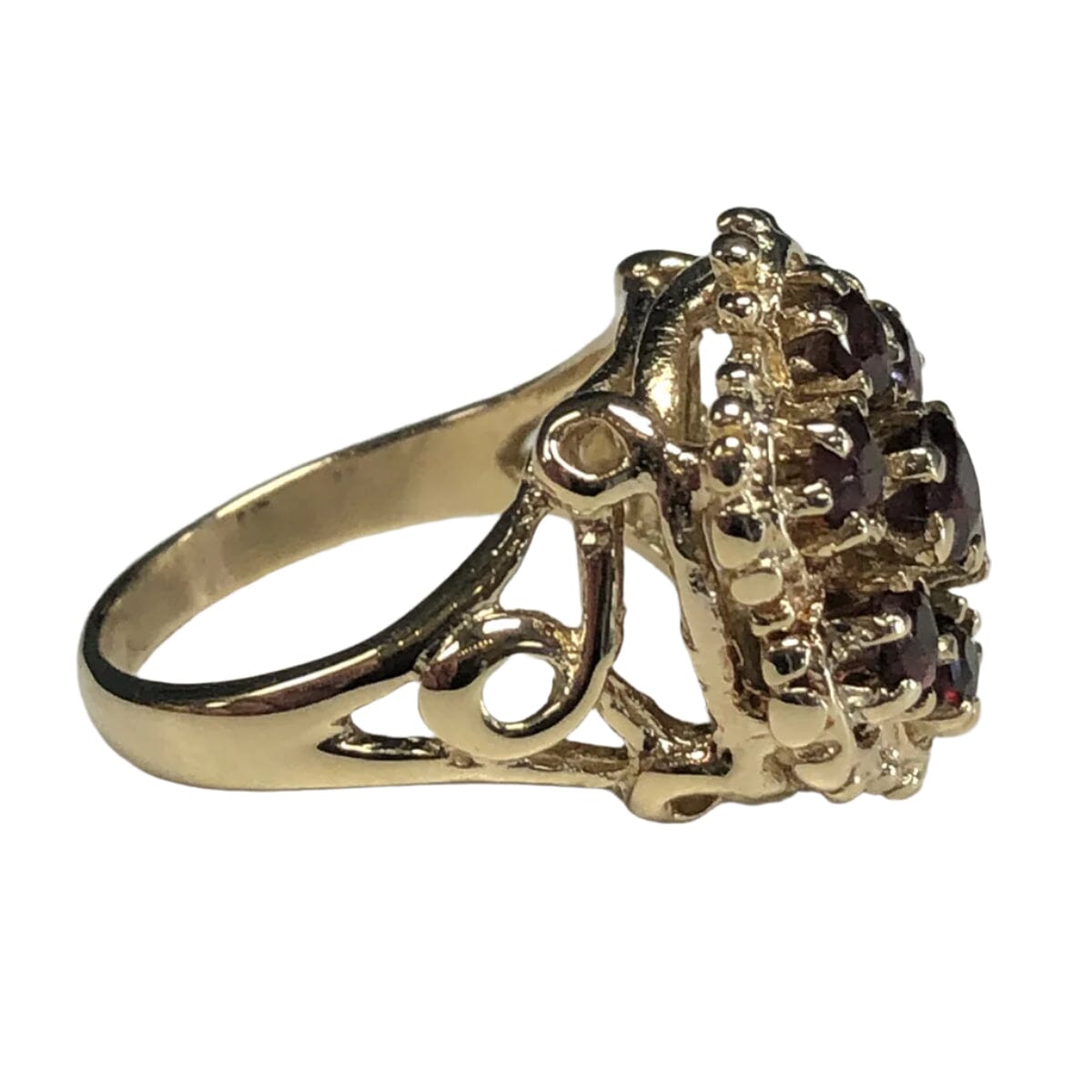 Great Lakes Coin 14k Gold &amp; Garnet Ring
