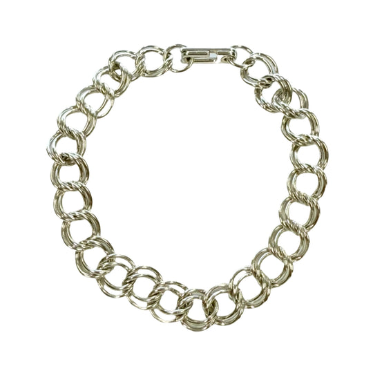 Silver Double Link Bracelet