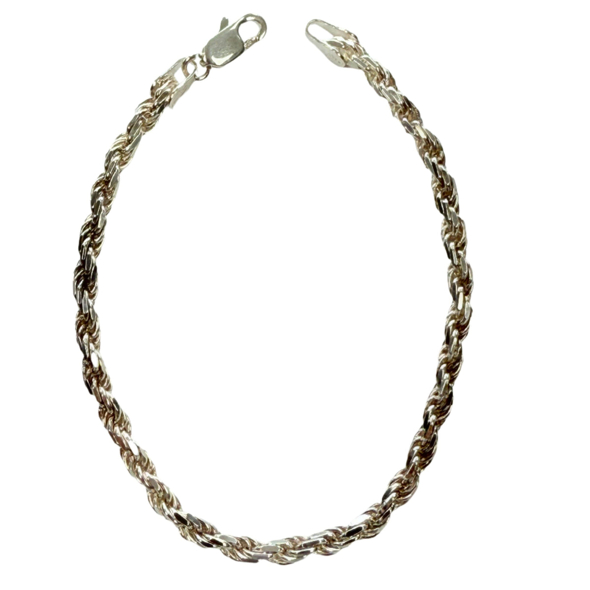 Great Lakes Coin Silver Rope Bracelet