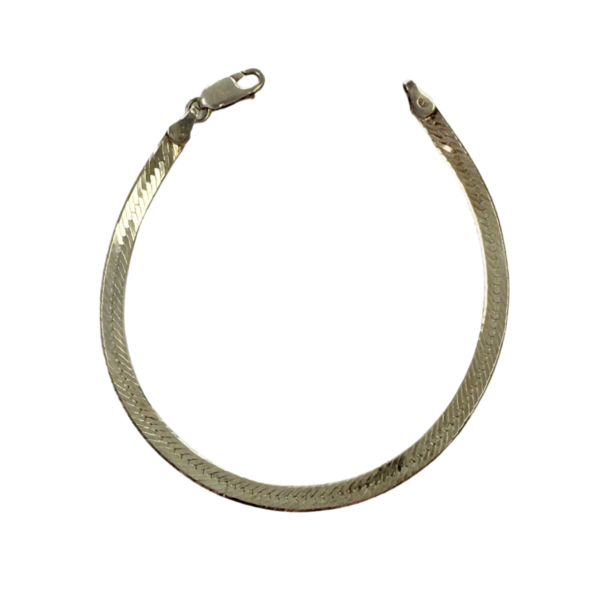 Great Lakes Coin Silver Herringbone Bracelet