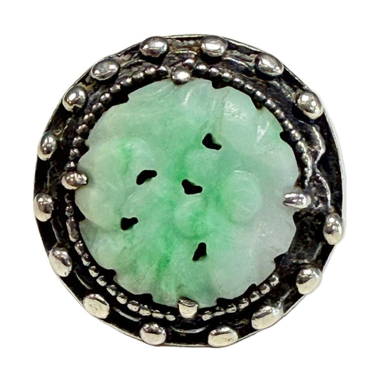 Silver & Jadeite Ring