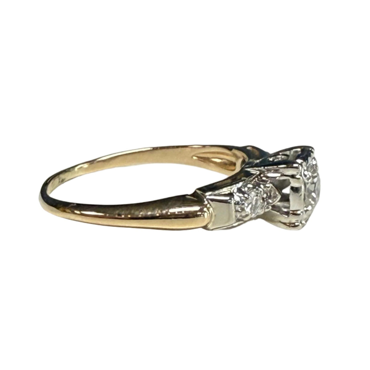 Great Lakes Coin Vintage 14k Gold &amp; Diamond Ring