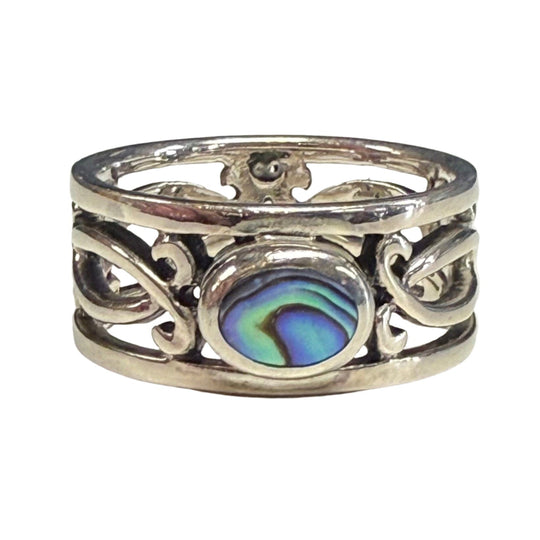 Silver & Abalone Ring