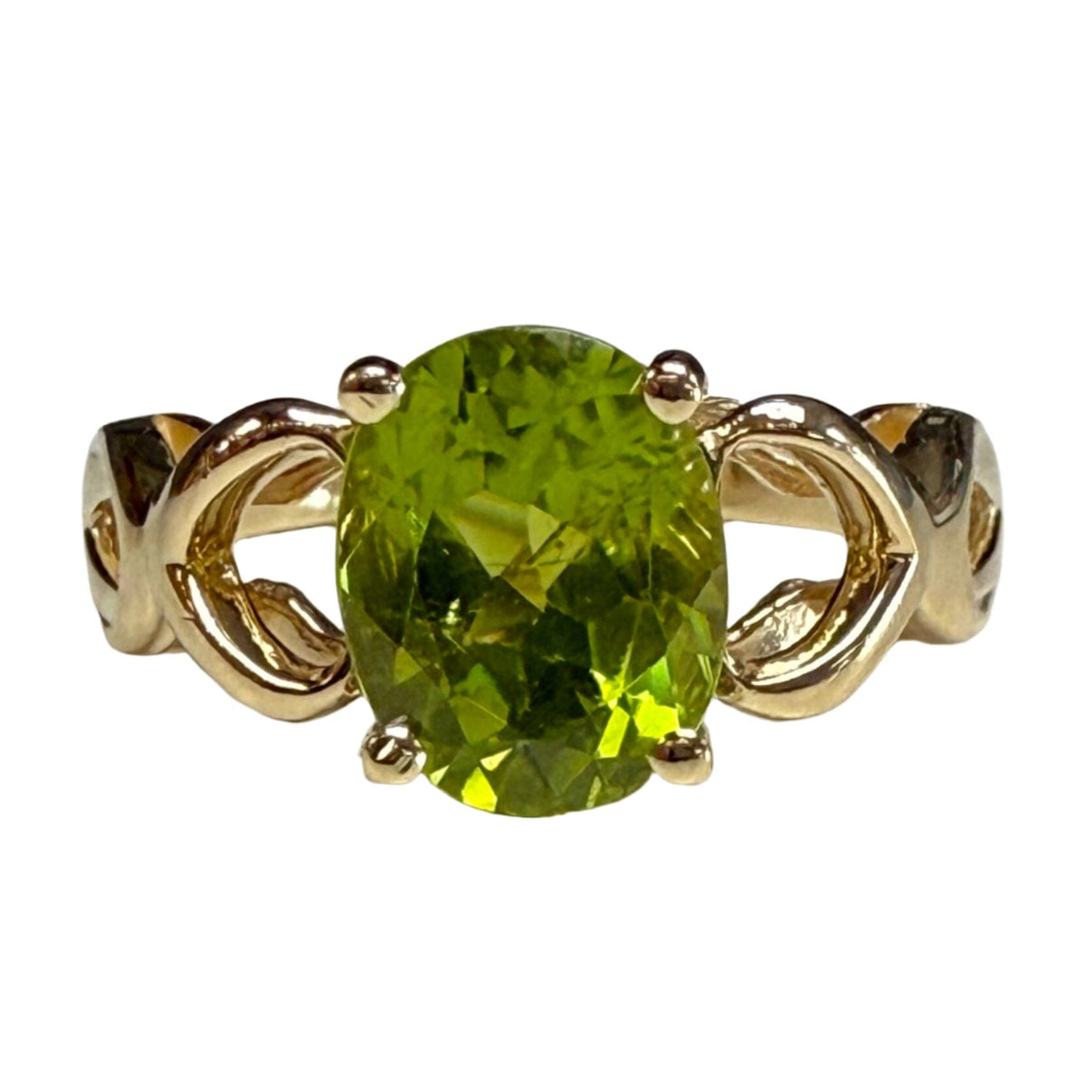 Great Lakes Coin 14k Gold &amp; Peridot Ring