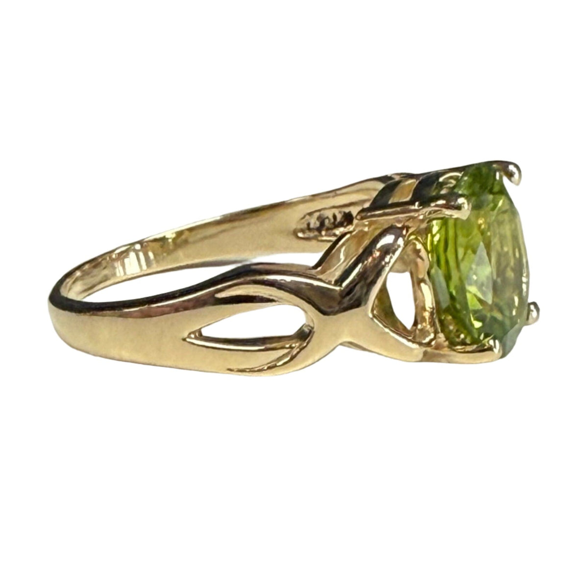 Great Lakes Coin 14k Gold &amp; Peridot Ring