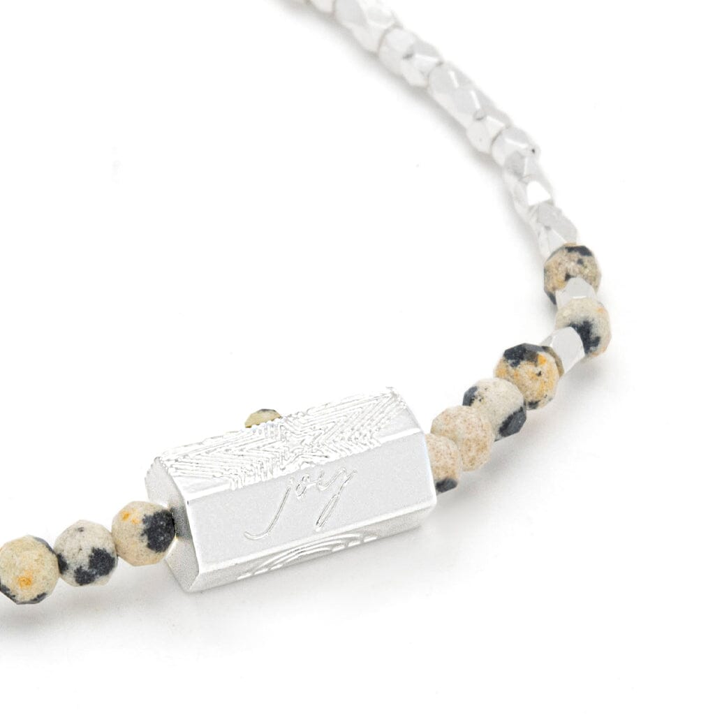 Scout Curated Wears Scout Curated Wears Stella Bracelet Joy Dalmatian Jasper &amp; Silver