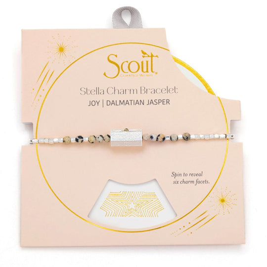 Scout Curated Wears Stella Bracelet Joy Dalmatian Jasper & Silver